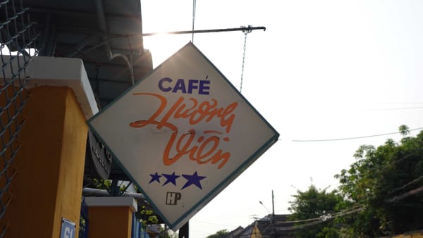 Hand Lettering signage found in Hoi An